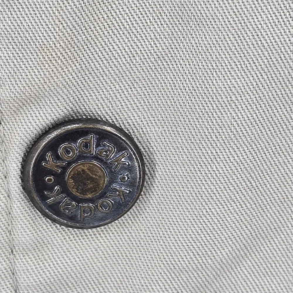 Vintage Kodak Attaccapanni Photography Vest  Men's XL Khaki Multi-Pocket Utility